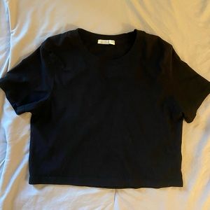 Black Cotton On Crop Top